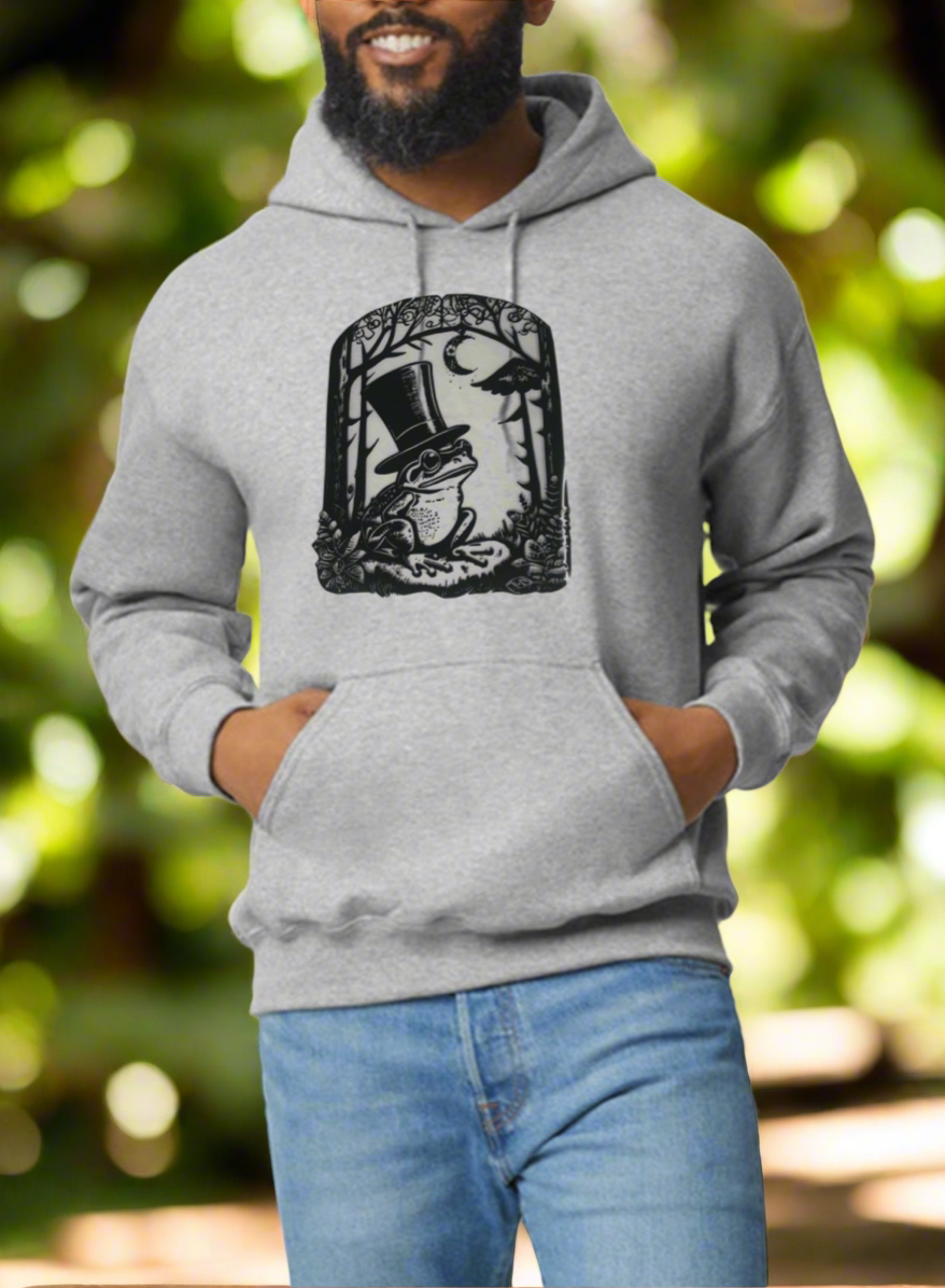 Pendleton the Frog Graphic Hoodie Design