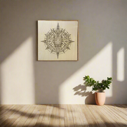 “Inner Wanderer” laser Engraved Wall Decor